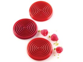 Molde silicona 6 espirales grandes